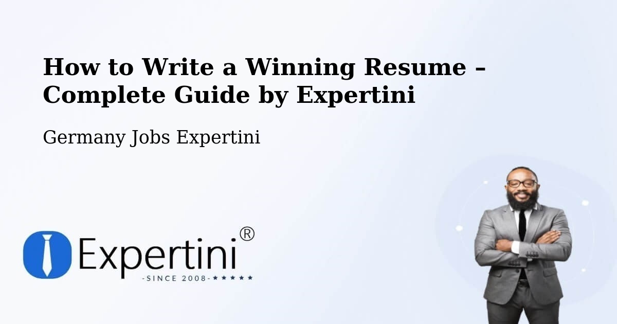 Resume Writing Guide for Job Seekers – Göda - Göda, Germany Jobs Expertini